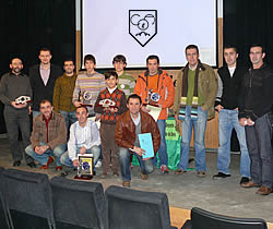 Premio el mejor Club en la Gala del deporte de Cangas de Onís 2007