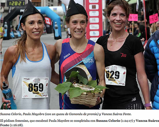 Paula Mayobre vencedora y nuevo récord de la Media Maratón Ruta de la Reconquista 2018