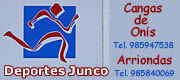 Deportes Junco con tienda en Cangas de Onís y en Arriondas.